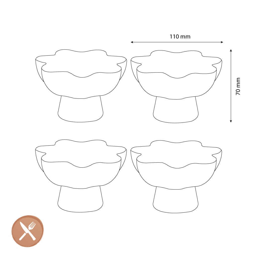 &amp;Klevering - Bols Soleil - Lot de 4 Bols &amp;Klevering