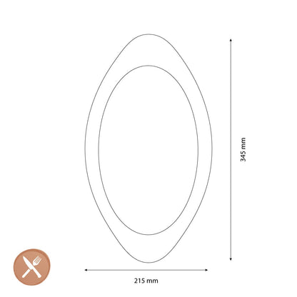 &Klevering - Sirène Serverschaal - Garnaal Serveerschaal &Klevering 