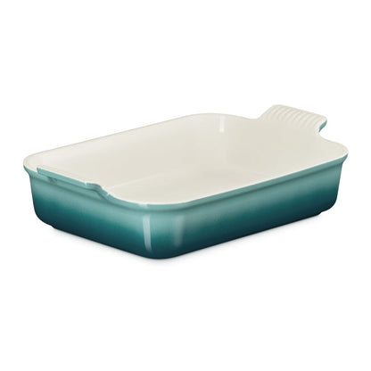 Le Creuset - Heritage Ovenschaal rechthoekig Blue Riviera 32 x 24 cm Ovenschaal Le Creuset 