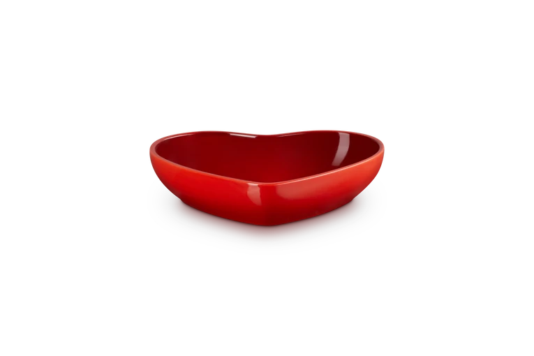 Le Creuset - Schaal Kersenrood Hart 20 cm serveerschaal Le Creuset 