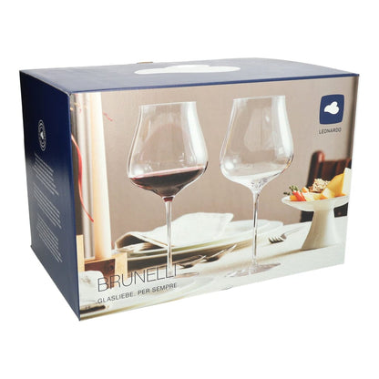 Leonardo - Red wine 740ml Brunelli Wijnglazen Leonardo 