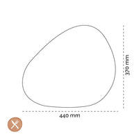 Lind DNA - Placemat Curve L Nupo Kaviaar Placemat Lind DNA 