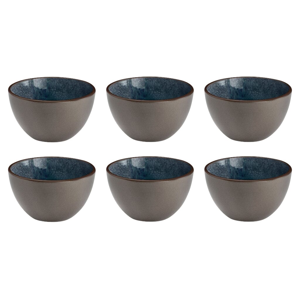 Medard de Noblat - Feeling Indigo Ontbijtkom 13 cm (set van 6) Kommen Medard de Noblat 