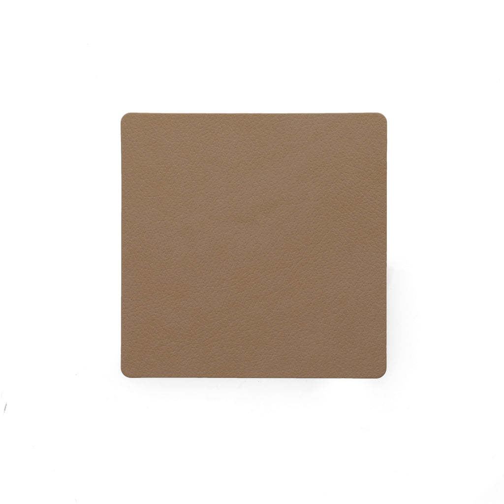 Lind DNA - Glass Coaster Square Nupo Clay Brown