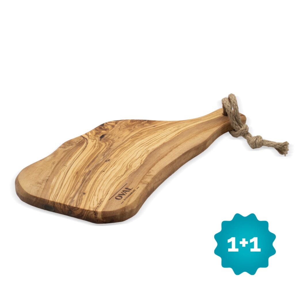 OVAL - Pure Olive Wood Serveerplank Rustique 45 - 20 cm Serveerplank Oval Kitchenware 