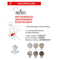 Peugeot - Paris u'Select Pepermolen Beukenhout Naturel 30 cm Peugeot 