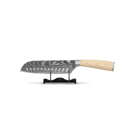 Shinrai Knives - Akari Damascus Print 6-delige messenset Messenset Shinrai Knives 