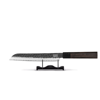 Shinrai Knives - Blackout Edition Damascus Broodmes 20 cm Shinrai Knives 