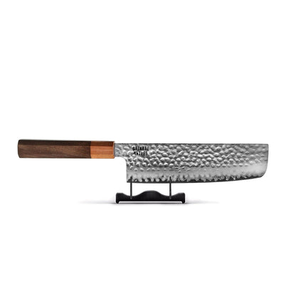 Couteaux Shinrai - Kigami Exclusive Damascus 5 pièces - Couteau de chef + Couteau à pain + Nakiri + Couteau de bureau + Couteau d'office Ensemble de couteaux Shinrai Knives