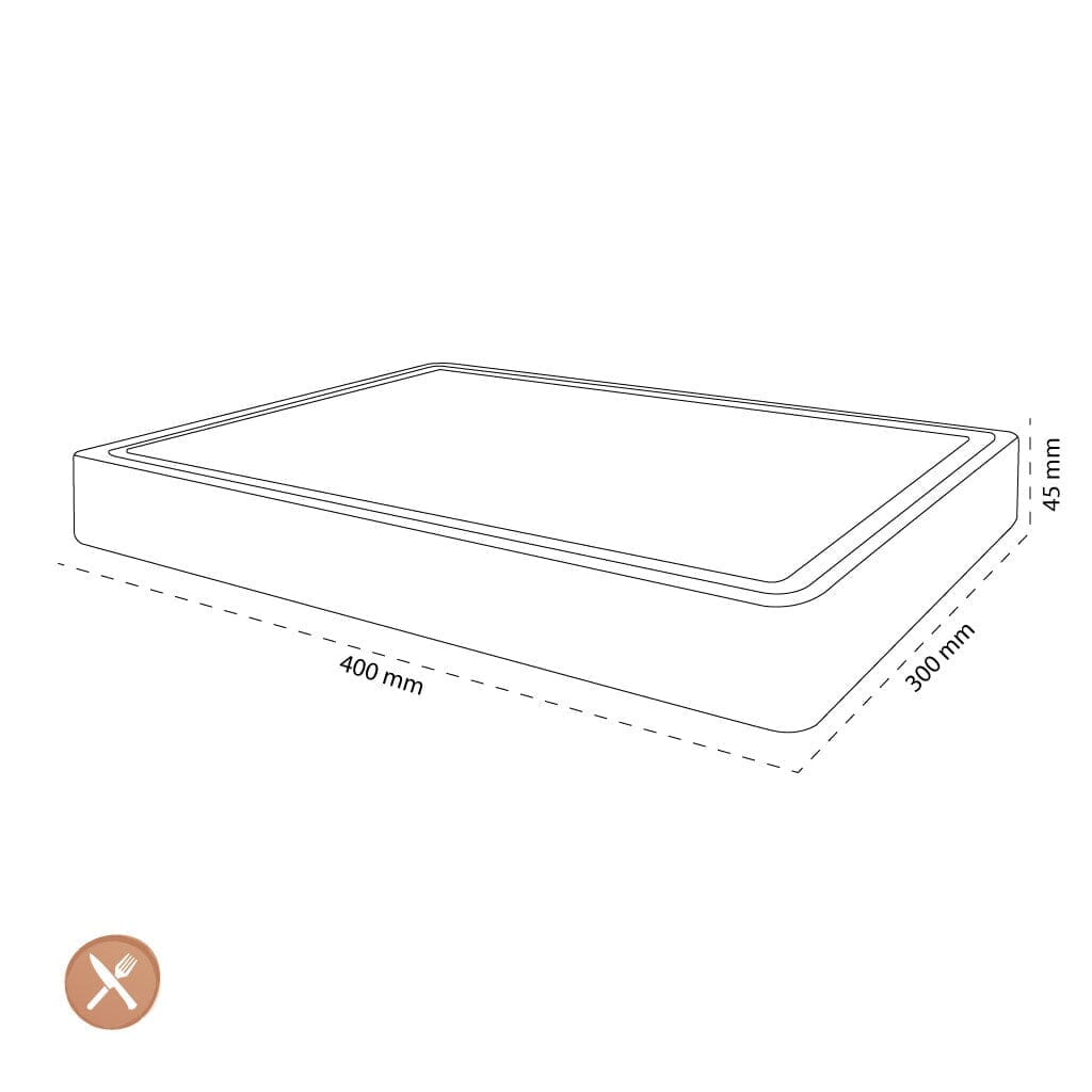 Shinrai Knives - Luxe Snijplank Teakhout - Kopshout - 40 x 30 x 4.5 cm Houten snijplank Shinrai Knives 