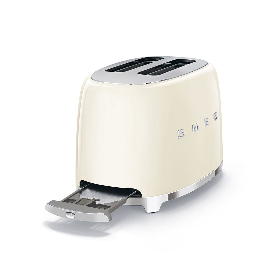 Smeg - Broodroosters | Crème | Jaren 50 | Toaster 2x2 Broodrooster Smeg 