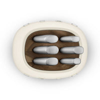 SMEG - Messenblok met 6 messen Creme Messenset met blok Smeg 