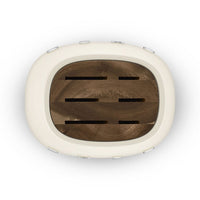 SMEG - Messenblok met 6 messen Creme Messenset met blok Smeg 