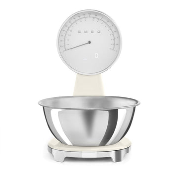 SMEG - Weegschaal Digitaal Jaren 50 Crème Keukenweegschaal Smeg 