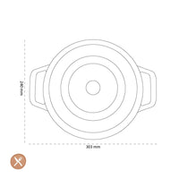 Staub - La Cocotte Braadpan 24 cm - Eucalyptus Braadpan Staub 