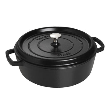 Staub - Lage Cocotte 26 cm Zwart Braadpan Staub 