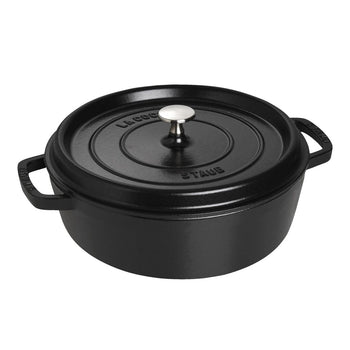 Cocotte basse Staub 26 cm noire