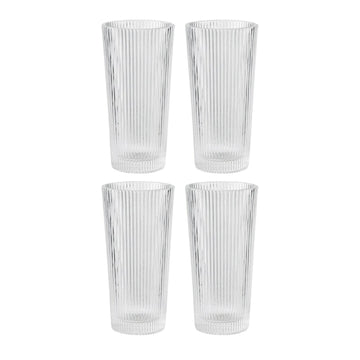 Stelton - Pilastro longdrinkglas 0,3 l. 4 stuks helder Stelton 