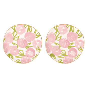 Urban Nature Culture - Good Morning - Bord Ø12 - Palesa Flamingo Pink - set van 2 Urban Nature Culture 