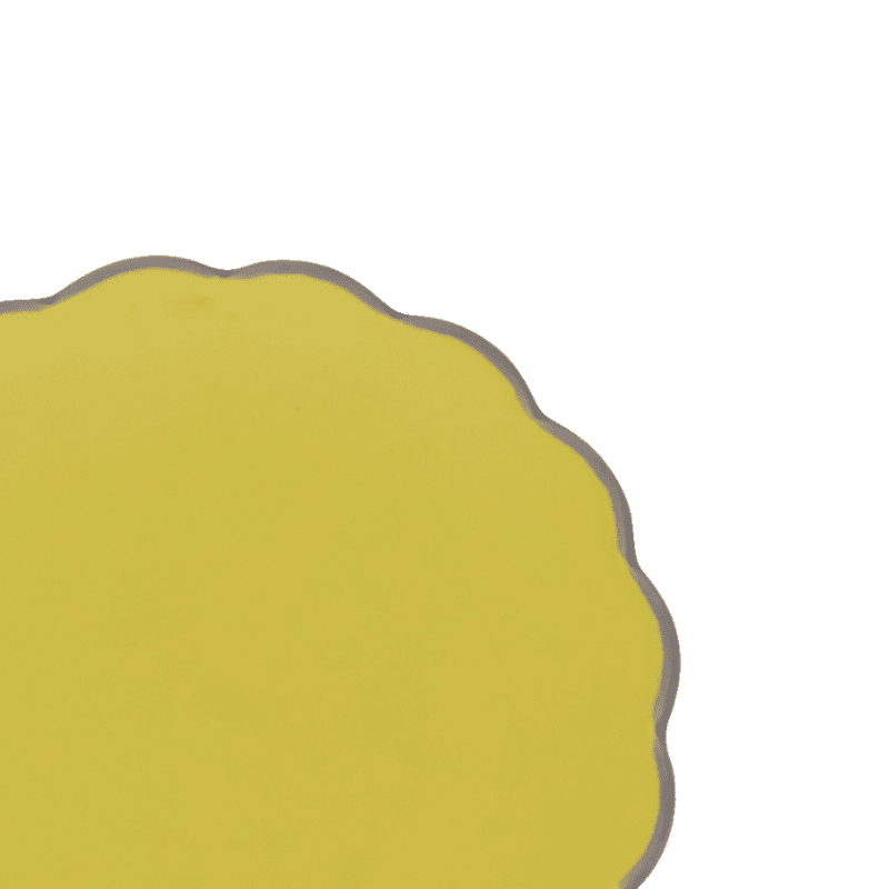 Urban Nature Culture - Good Morning - Gebaksbordje - Sculpted - Lime Light Borden Urban Nature Culture 