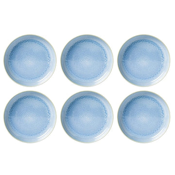 Villeroy & Boch - Crafted Blueberry - Diep bord 21.8 cm set van 6 Borden Villeroy & Boch 