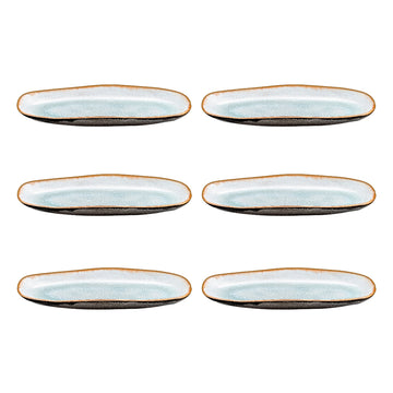 Medard de Noblat - Shadow Aqua Small Serving Bowl 23 x 11 cm (set of 6)