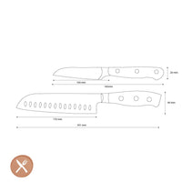 Wusthof - Classic Santokumes + Officemes Messenset Wusthof 
