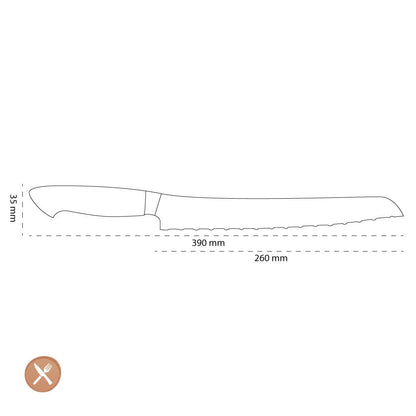 Zwilling - Bob Kramer Stainless - Broodmes 260 mm Zwilling 