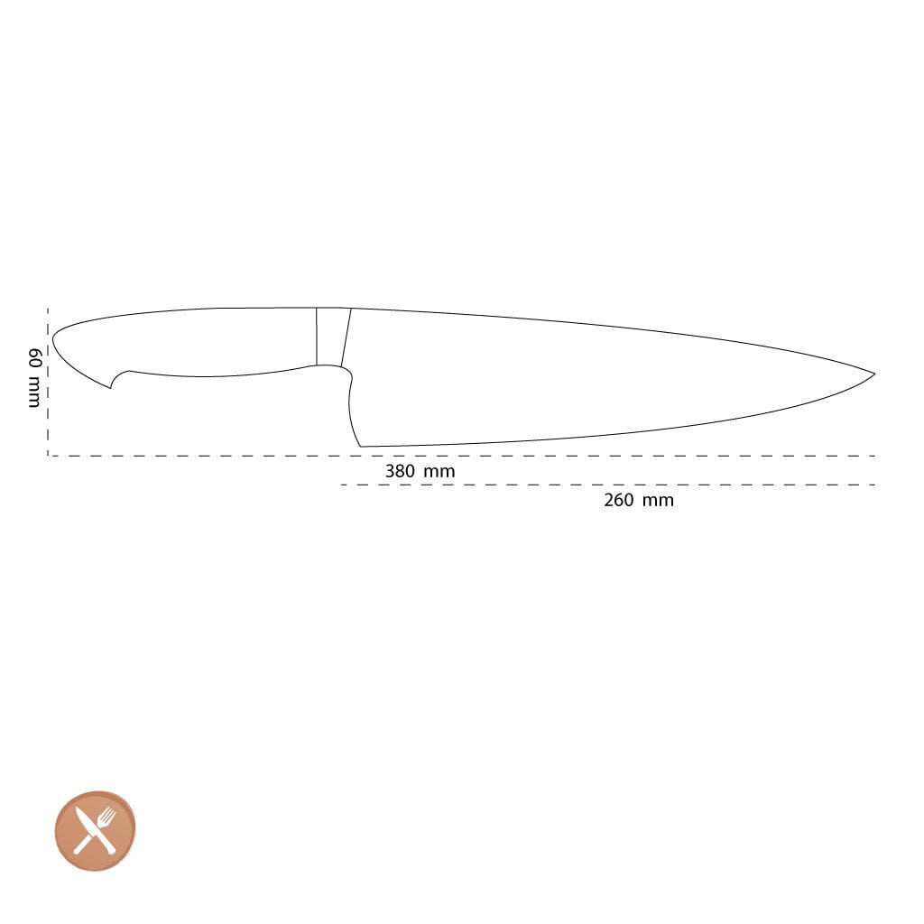 Zwilling - Bob Kramer Stainless - Koksmes 260 mm Zwilling 