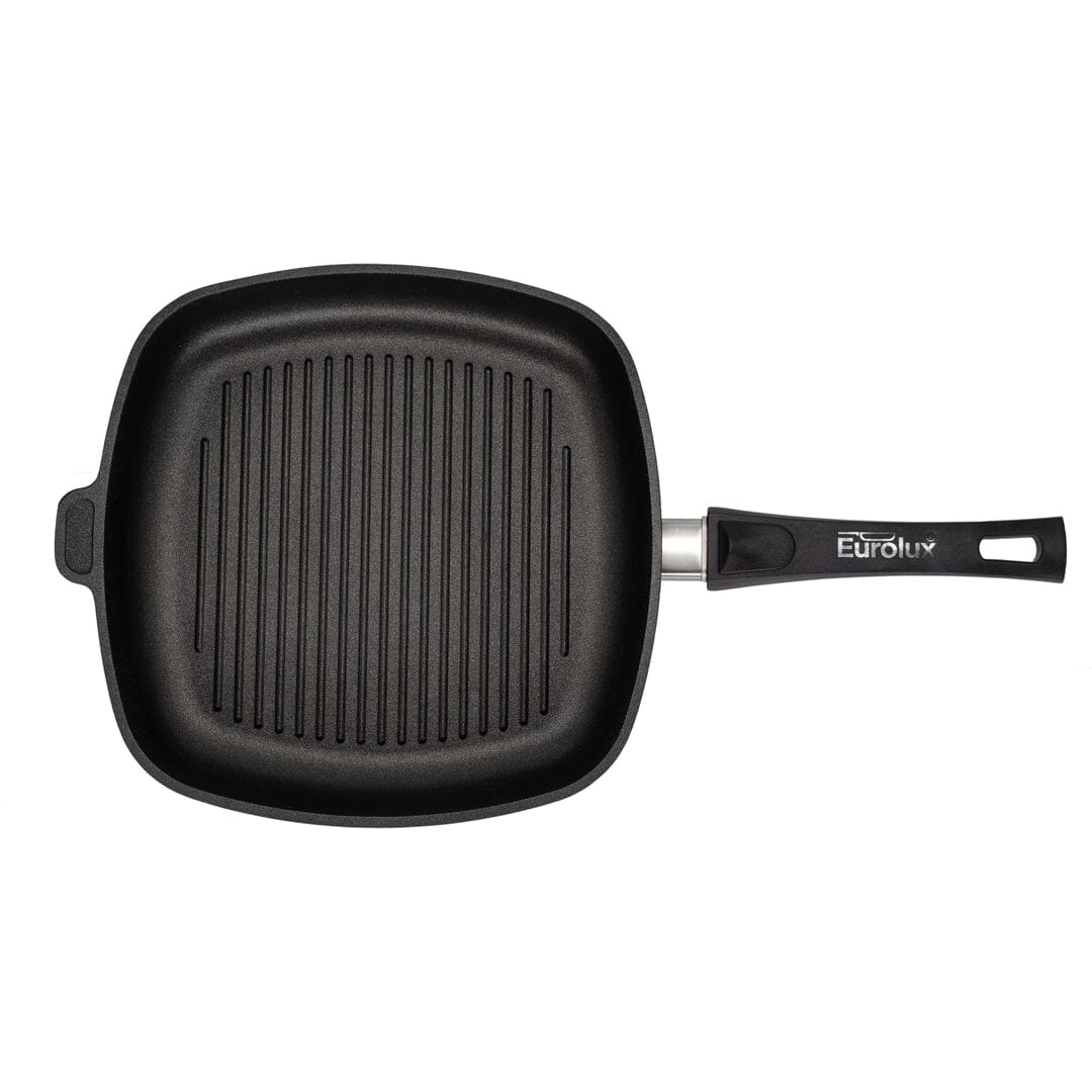 Eurolux - Grillpan met afneembare steel 28 x 28 x 4,5 cm Grillpan Eurolux 