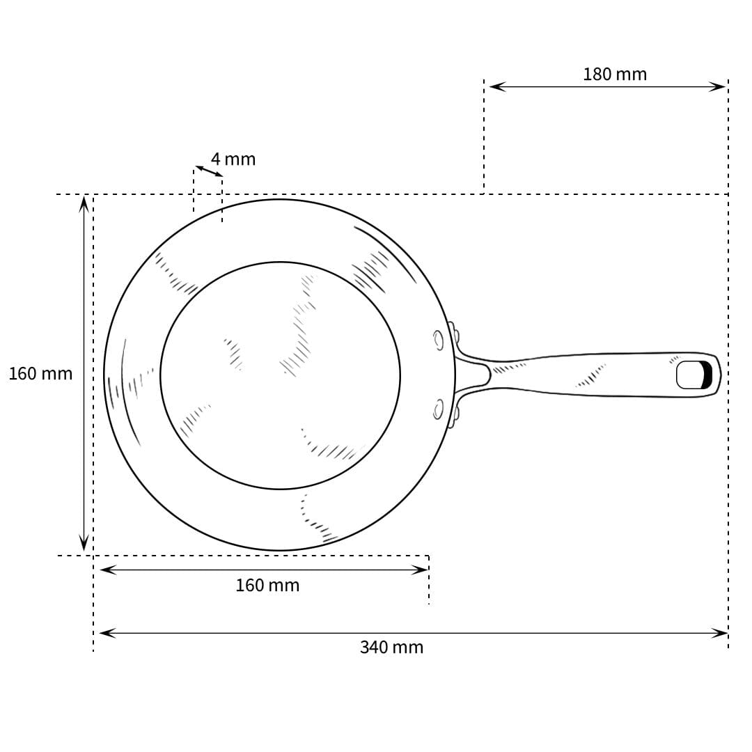 Magnifiqa - Steelpan 16 cm Steelpan Pensofal 